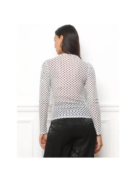 Top La Modeuse alb