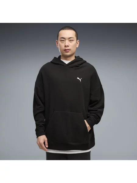 PUMA MÄ™ska bluza oversize z kapturem Essentials Akcesoria S czarny