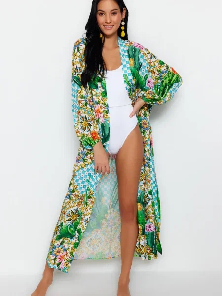 Strój kąpielowy Trendyol szary