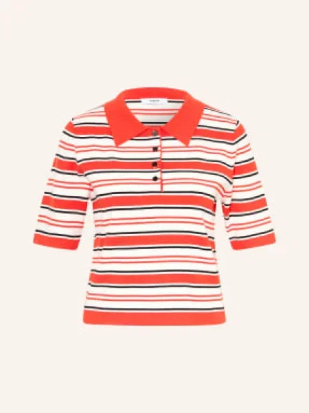 Suncoo Dzianinowa Koszulka Polo Paillis rot białe
