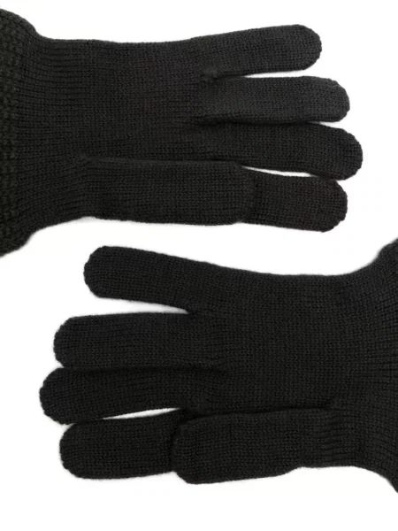 Mănuși Yohji Yamamoto tricotate gri