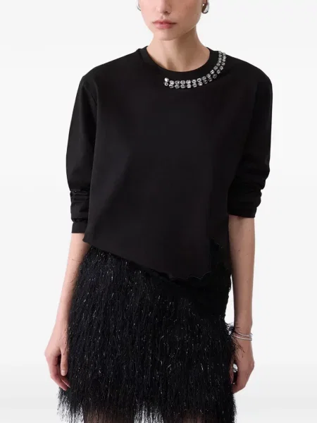 Tricou Liu Jo din dantelă negru