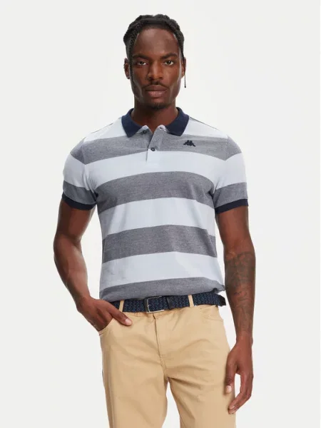 Robe di Kappa Поло Ming Голубий Slim Fit