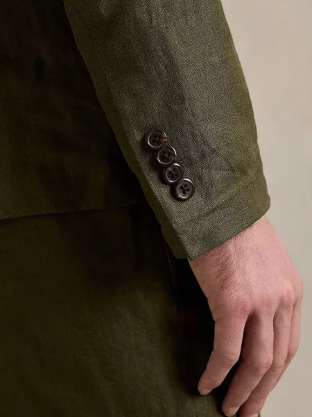 Льняний жакет Polo Ralph Lauren Sportcoat зелений