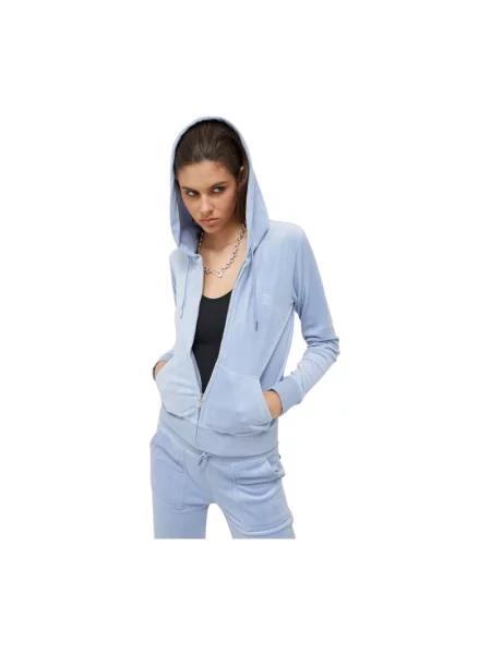 Bluza rozpinana Juicy Couture niebieska