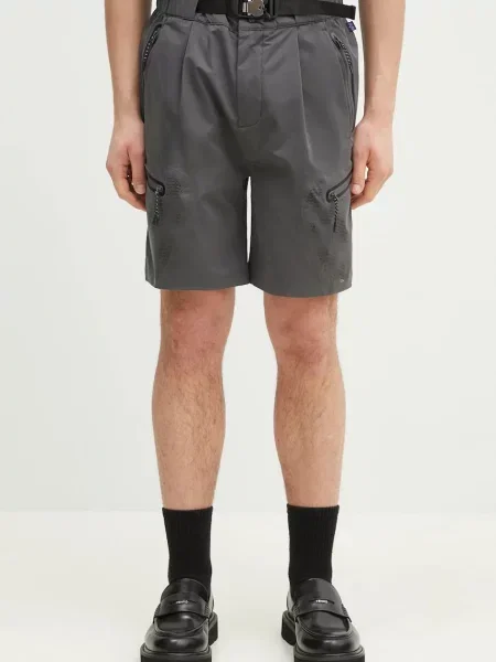 Alpha Industries pantaloni scurți Laser Cut Short bărbați gri