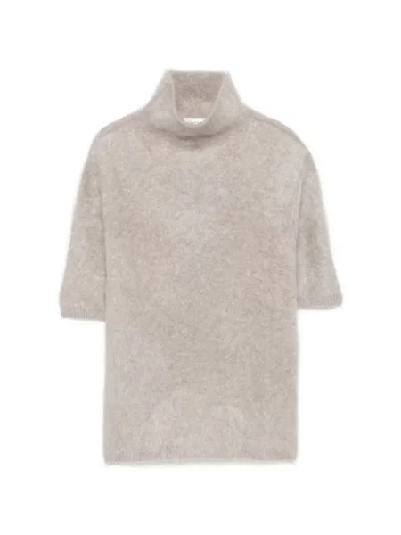 Scurt pulover Soft Goat gri