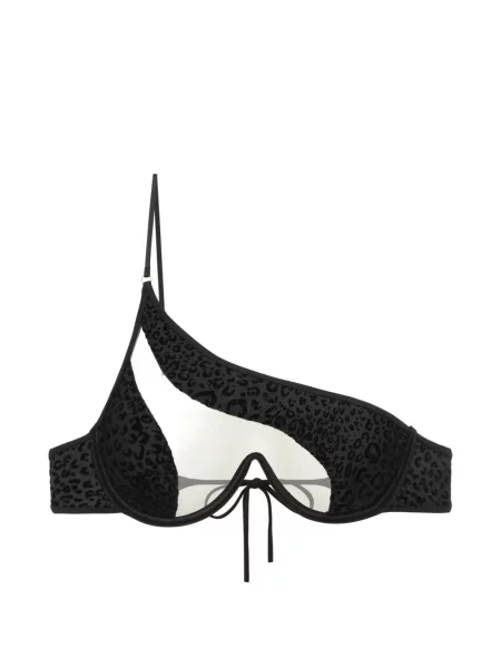 Top God Save Queens cu imagine cu model leopard negru