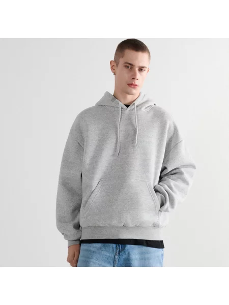 Cropp Худі basic light grey сіре