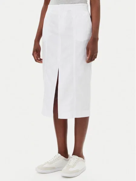 Midi krilo Calvin Klein Jeans bela