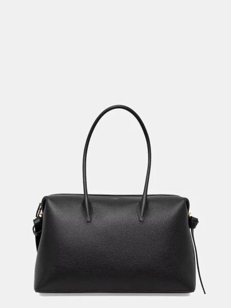 Geanta de piele Yuzefi din piele negru