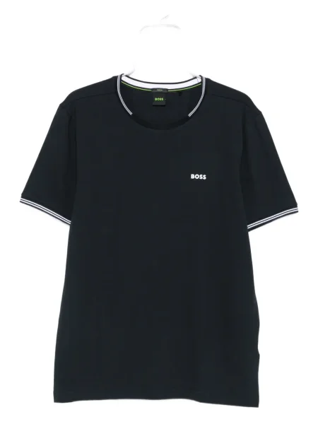 Tricou Boss cu decolteu rotund albastru