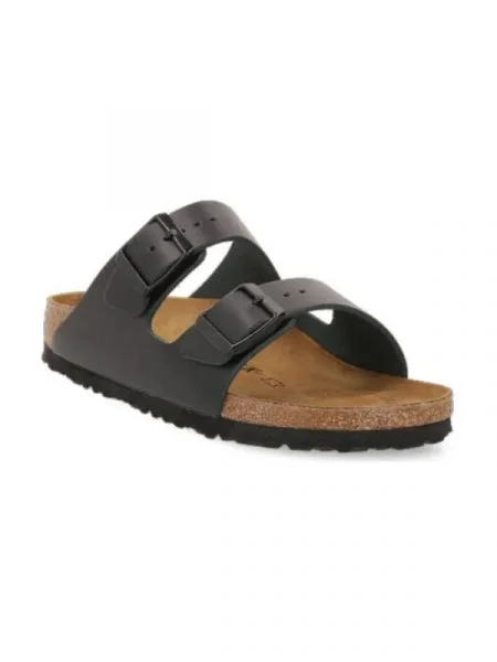 Birkenstock Bőr papucs Arizona NL fekete