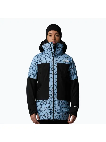 Női sí kabát The North Face Summit Verbier GTX búzavirág gleccser. Méret: S kék