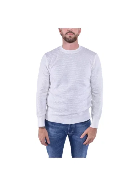 Sweter Kangra wełniany biały