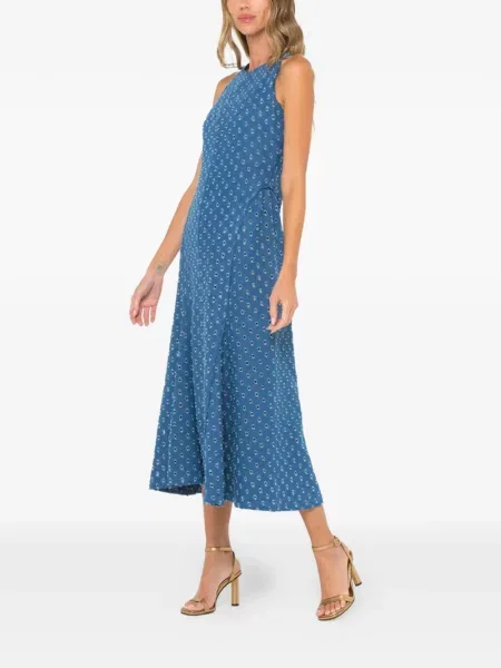 Rochie midi Jbq fără mâneci albastru