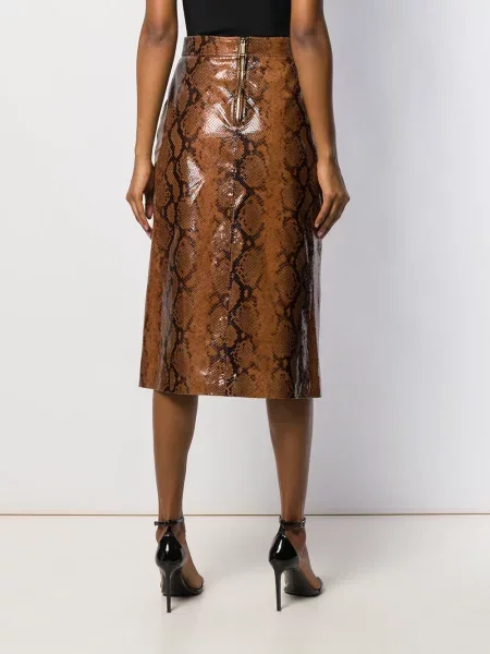 Fustă Dsquared2 maro