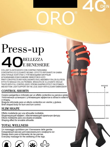 Колготы Oro черные