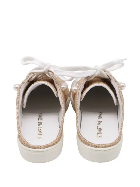 Papuci tip mules Stuart Weitzman cu perle