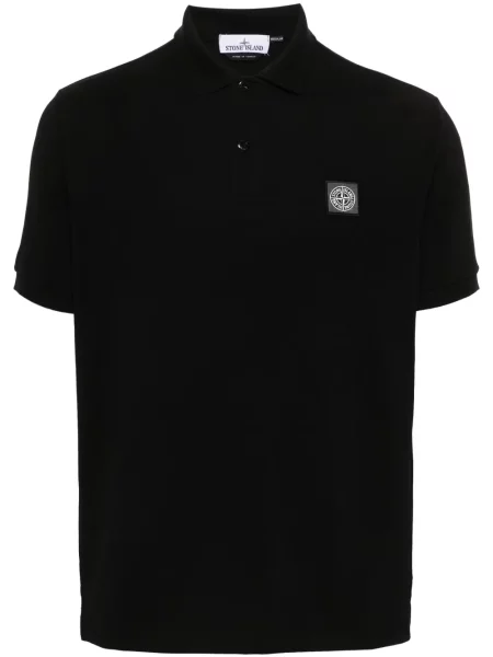 Polo Stone Island cu strasuri negru