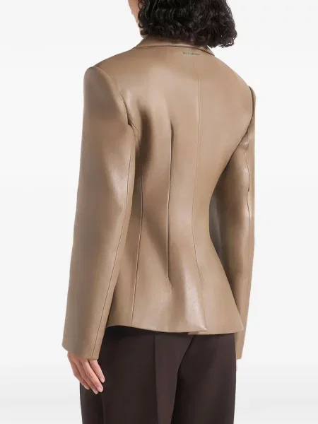 Кожаный двуреден блейзър Manière De Voir