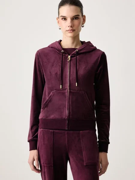 Juicy Couture Hanorac ROBERTSON vin roșu