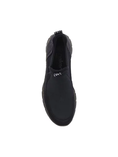 Rieker Slip on boty černá