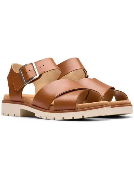 Félcipő Clarks barna