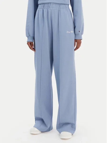 Tommy Hilfiger Spodnji del trenirke Script modra