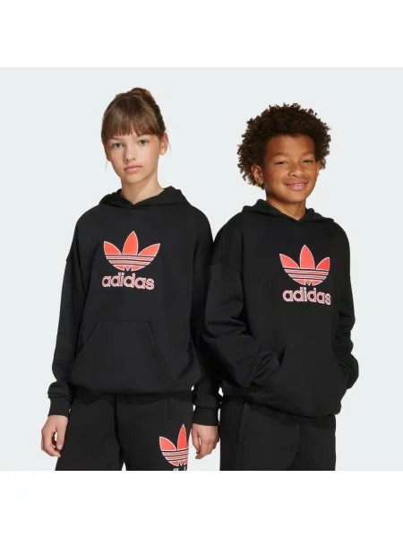 Bluza z kapturem Big Logo Oversized Kids czarna