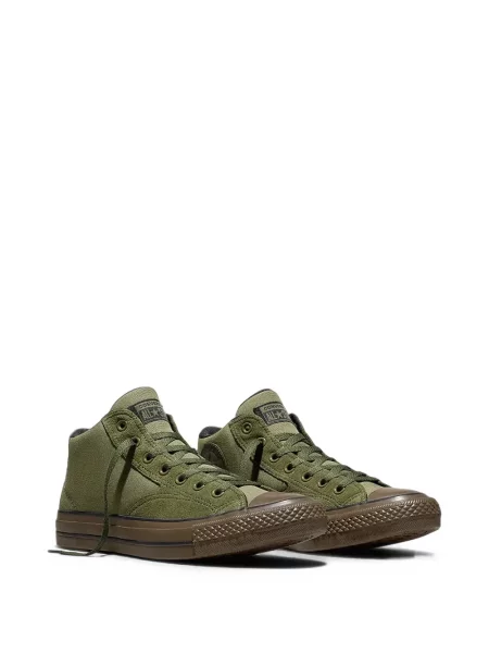 Sneakerși Converse Chuck Taylor All Star cu platformă din piele de căprioară streetstyle negru