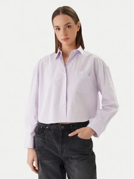 Calvin Klein Jeans Cămașă Roz violet