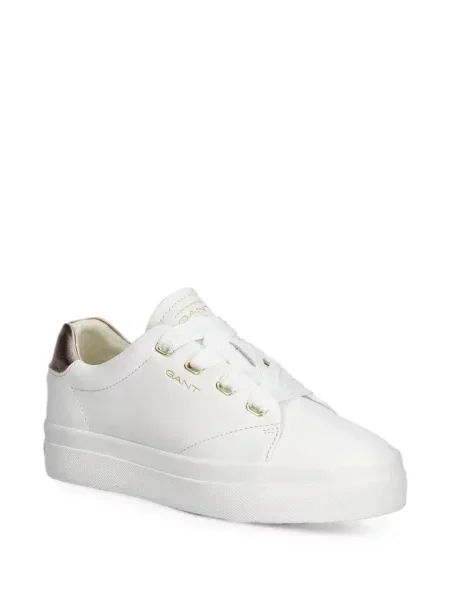 Sneakers Gant με κορδόνια με σχέδιο με δαντέλα λευκό