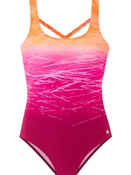 LASCANA Plavky oranžová / fuchsiová / světle růžová