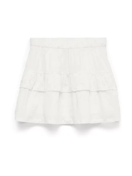 VERO MODA Fustă VMTRINE' alb