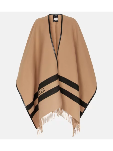 Geacă Moncler de lână bej
