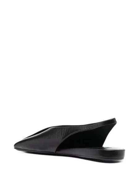 Δερμάτινος μπαλαρίνες Jil Sander μαύρο