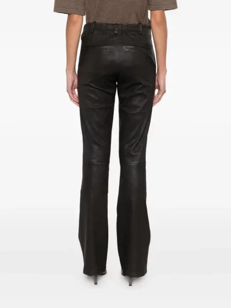 Pantaloni Arma din piele negru