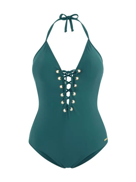 BRUNO BANANI Costum de baie întreg verde