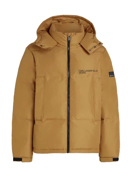 KARL LAGERFELD JEANS Geacă de iarnă maro cămilă negru