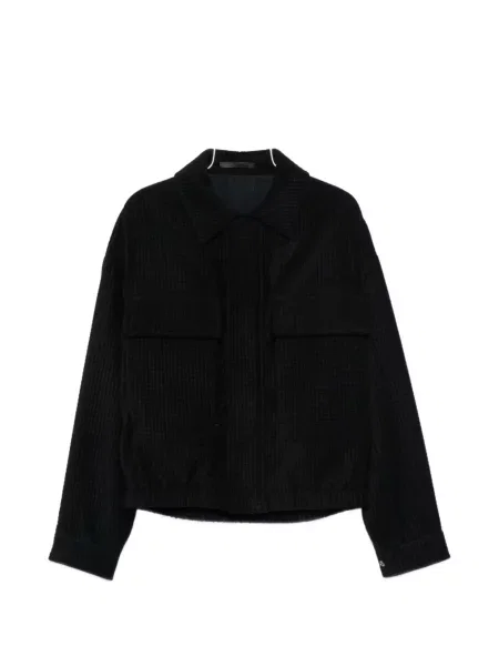 Geacă Giorgio Armani tricotate albastru