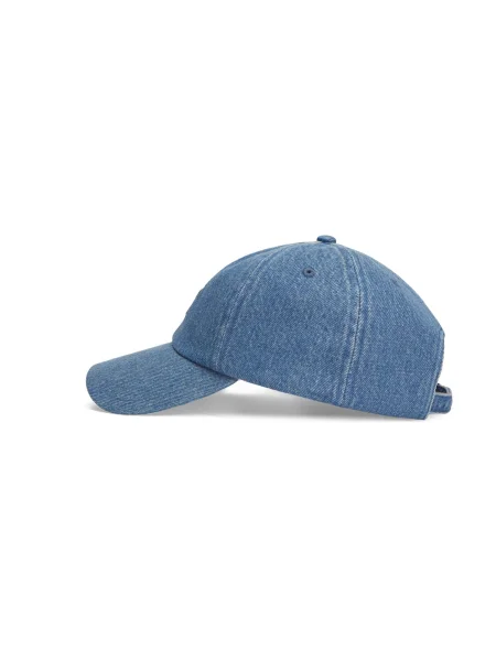 Tommy Jeans Șapcă TJM HERITAGE OVER DYED DENIM CAP denim albastru