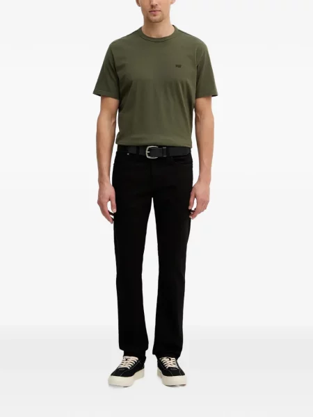 Карирани с яка дънки straight leg Levi's® с качулка синьо