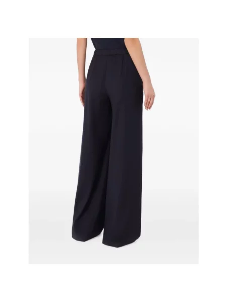 Spodnie Max Mara niebieskie