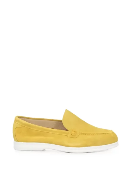 Chiloți Doucal's din piele de căprioară slip-on galben