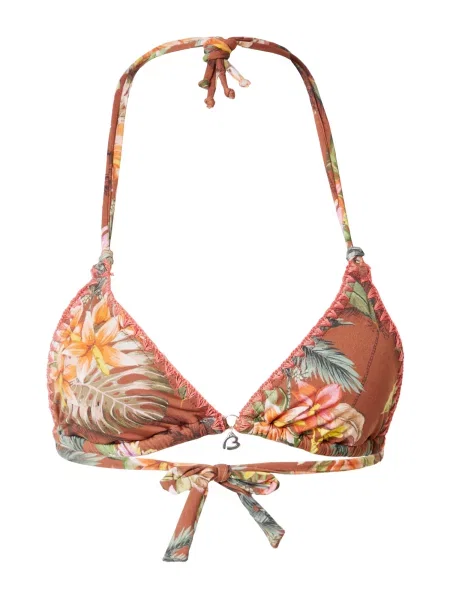 Banana Moon Sutien costum de baie maro deschis / kaki / roz alb