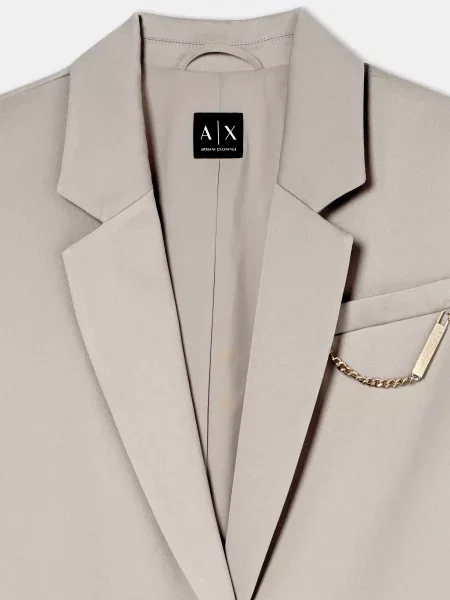 Блейзер Armani Exchange бежевий