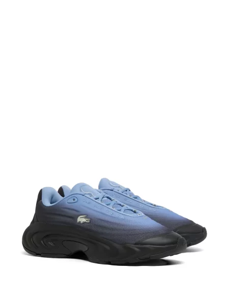 Sneakerși Lacoste cu autograf albastru