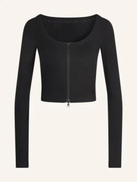 ADIDAS SPORTSWEAR Sportovní kardigan Seasonal Essentials' černá