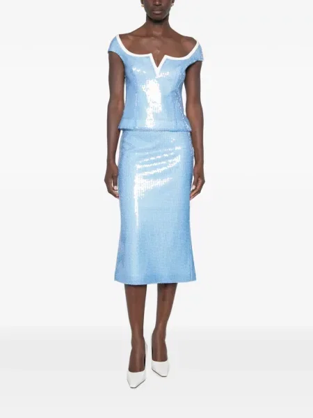 Rochie maxi Faithfull The Brand maro